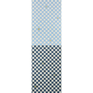 Schumacher Wallpaper Gambit Panel Sky & Deep Navy 5014261