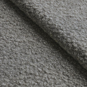 Schumacher Fabric Teddy Wool Boucl Grey 82061