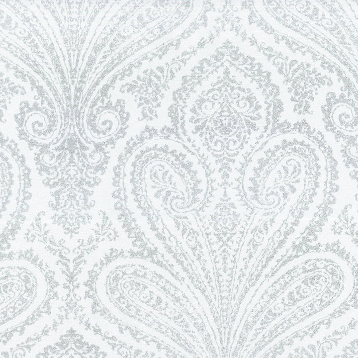 Paisley Aglow Frost 679450 by Waverly Designer Fabric - 46%Polyester 54%Cotton INDIA 36000 Horizontal: 6.75 and Vertical: 25.25 54 - Swanky Fabrics -