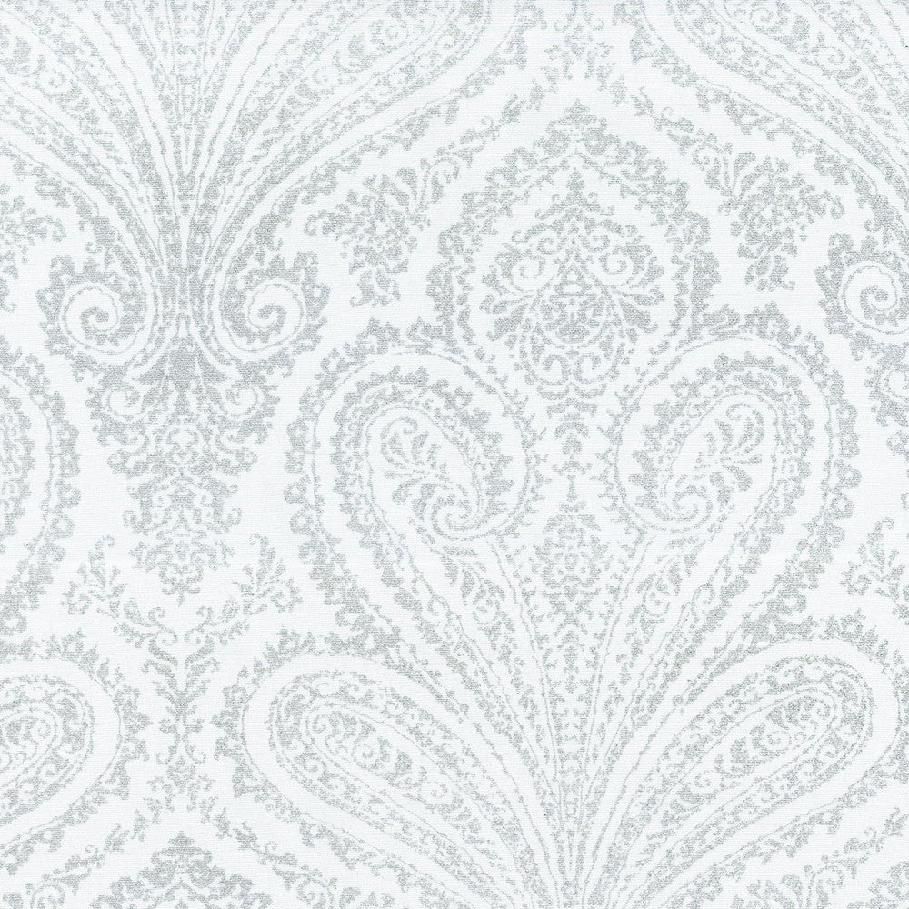 Paisley Aglow Frost 679450 by Waverly Designer Fabric - 46%Polyester 54%Cotton INDIA 36000 Horizontal: 6.75 and Vertical: 25.25 54 - Swanky Fabrics -