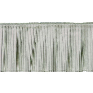 Schumacher Trim Botticelli Silk Ruffle Mineral 81791