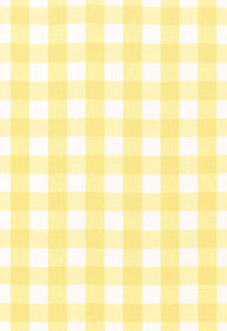 Schumacher Fabric Key West Check Sunflower 68013