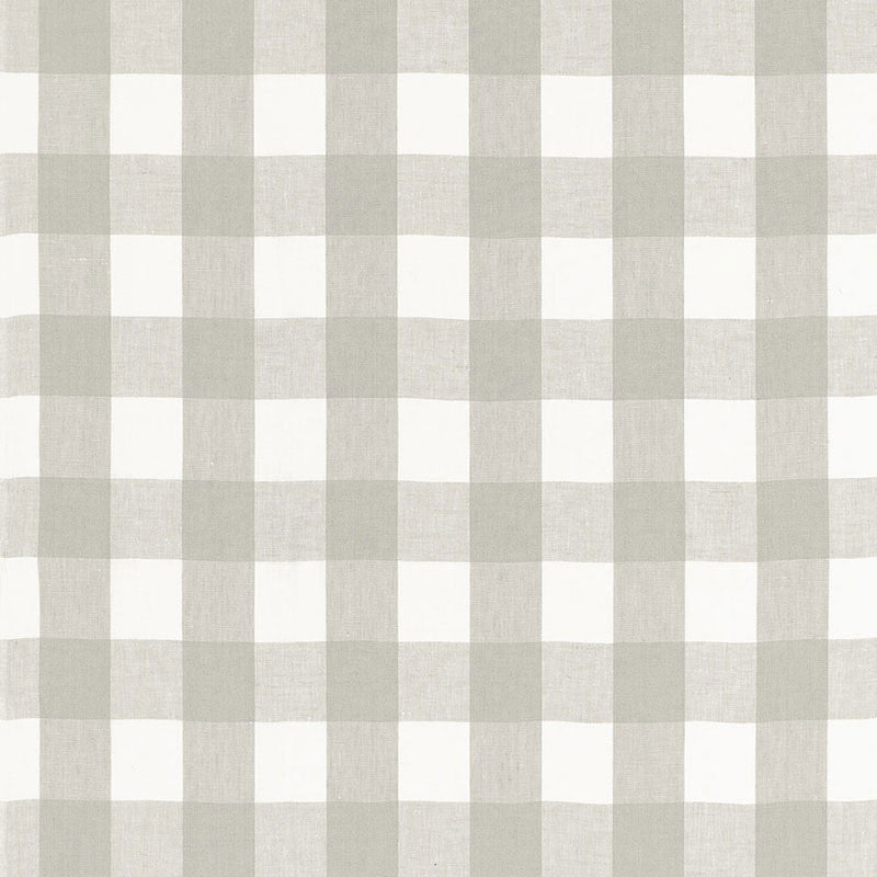 Key West Check Zinc 68018 by Schumacher Designer Fabric CALYPSO PLAIDS & CHECKS See Sample INDIA MEDIUM DUTY </p><p>Repeat: Horizontal: 4 1/8" (10CM) and Vertical: 4 1/8" (10CM) 54" WIDE (137CM) - Swanky Fabrics -