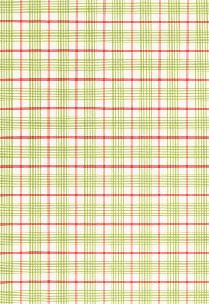 St. Lucia Plaid Lime 68020 by Schumacher Designer Fabric Calypso 100% Cotton Martindale 5,000 Horizontal: 3.375 and Vertical: 3.375 53.75 - Swanky Fabrics -
