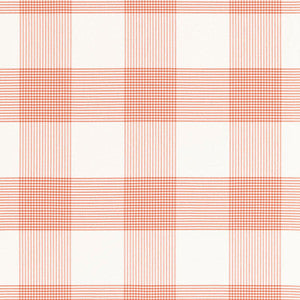 Schumacher Fabric Antigua Plaid Orange 68033