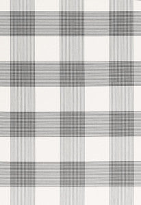 Schumacher Fabric Antigua Plaid Jet 68035