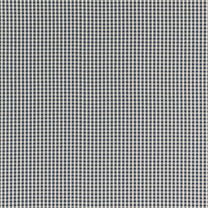 Aruba Check Navy 68040 by Schumacher Fabric Schumacher Fabric Aruba Check Navy 68040Fabric COTTON 100% INDIA </p><p>Repeat: H: HORZ. 3/8" (1CM) , V: VERT. 3/8" (1CM) 53 - Fabric Carolina -