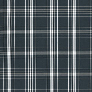 Schumacher Fabric Belize Plaid Navy 68091