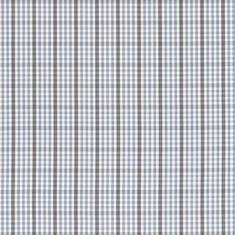 Cozumel Plaid Cornflower 68102 by Schumacher Designer Fabric CALYPSO PLAIDS & CHECKS See Sample INDIA MEDIUM DUTY </p><p>Repeat: Horizontal: 2 1/8" (5CM) and Vertical: 2 1/8" (5CM) 54 1/2" WIDE (138CM) - Swanky Fabrics -