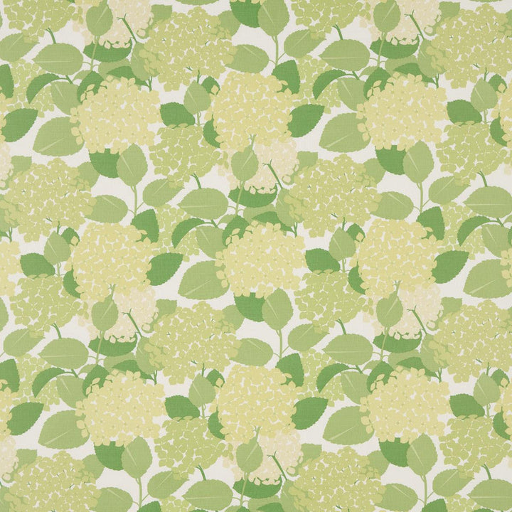 Hydrangea Green 177584 by Schumacher Designer Fabric Full Bloom 14.0" - Swanky Fabrics -