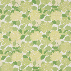 Schumacher Fabric Hydrangea Green 177584