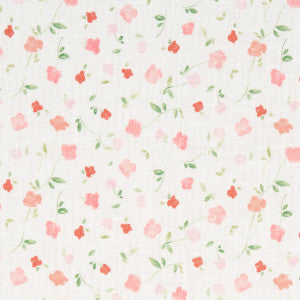 Schumacher Fabric Bloomwind Performance Linen Pink 180430