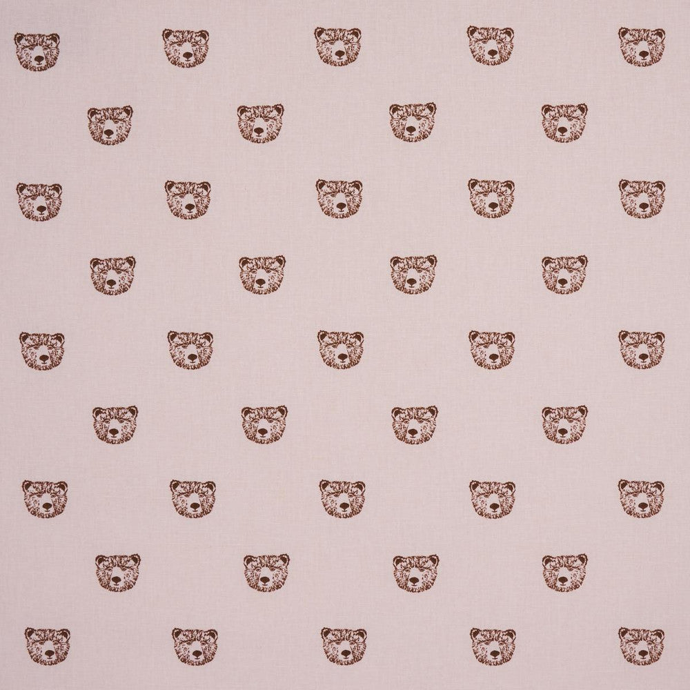 Bear High Performance Print Blush 180471 by Schumacher Designer Fabric Marie-Chantal 5.38" - Swanky Fabrics -