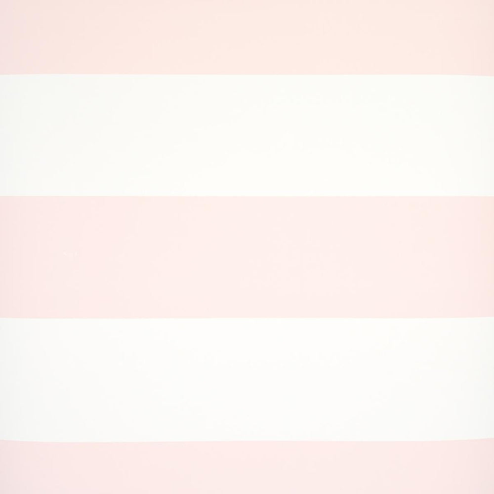 Baxter Stripe Blush 5008524 by Schumacher Designer Wallpaper Full Bloom - Swanky Fabrics -
