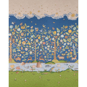 Schumacher Wallpaper Chaucer'S Forest Slate 5013292