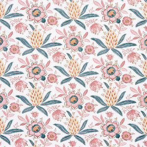 Schumacher Wallpaper Lafayette Botanical Rosso Antico 5013752