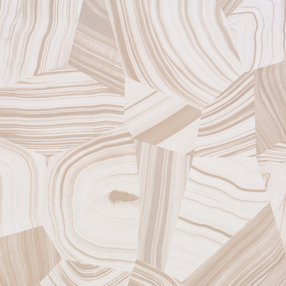 Agate Slice Light Neutral 5013892 by Schumacher Designer Wallpaper Miles Redd 27.0" - Swanky Fabrics -