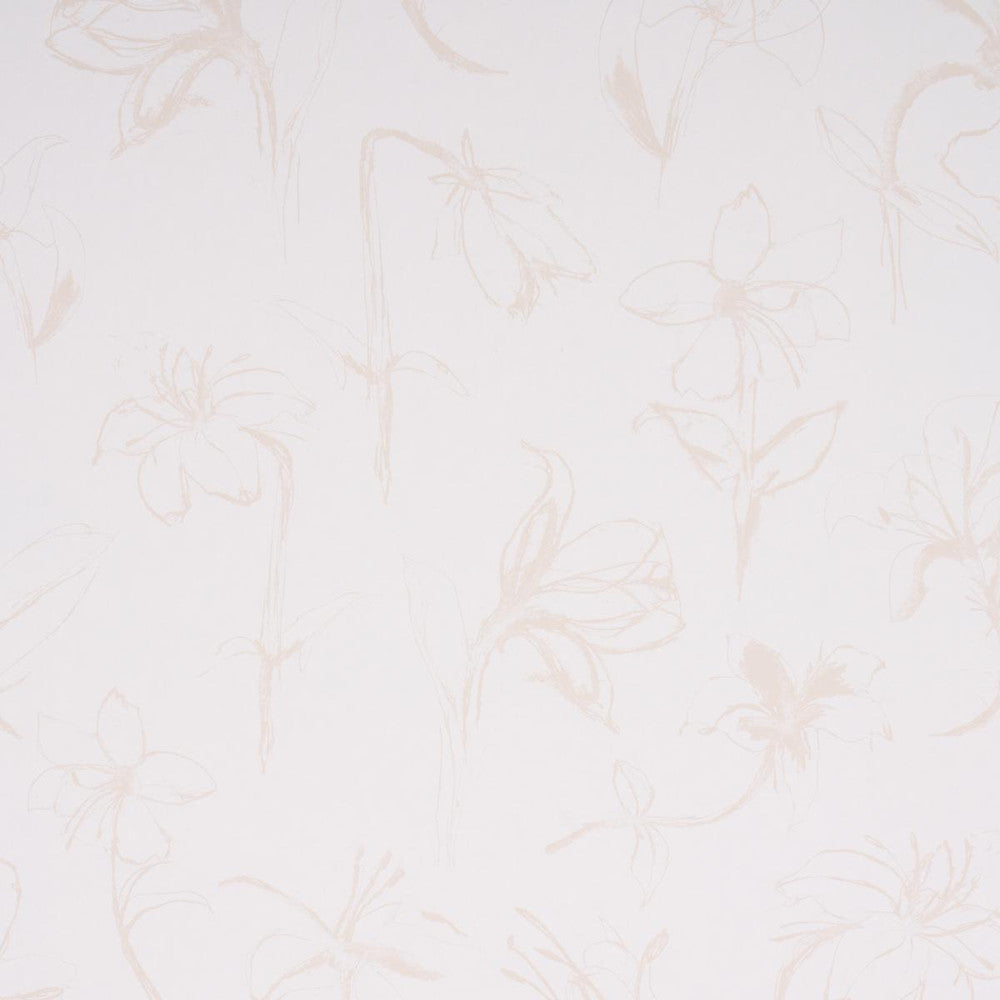 Close Your Eyes And Remember Light Neutral 5014081 by Schumacher Designer Wallpaper Hera Ford 27.0" - Swanky Fabrics -