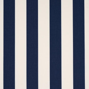 Schumacher Fabric James Stripe Navy 71354