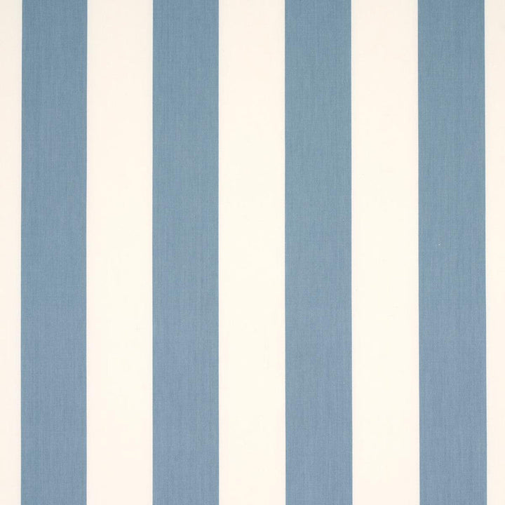 James Stripe Sky 71355 by Schumacher Designer Fabric Full Bloom 4.5" - Swanky Fabrics -