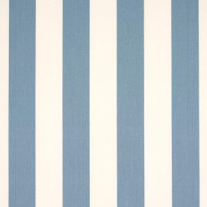 Schumacher Fabric James Stripe Sky 71355