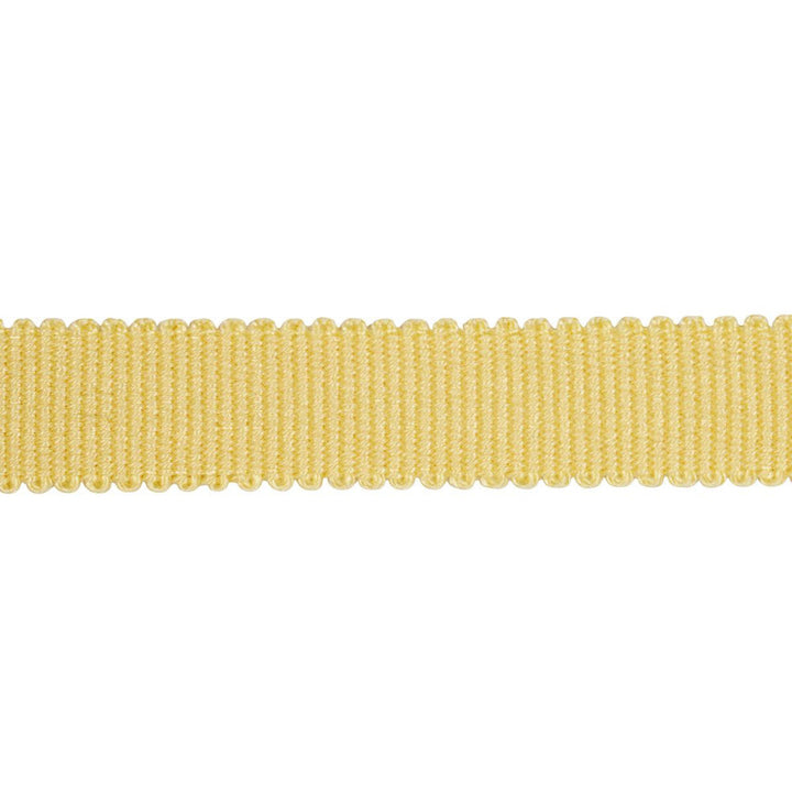 Harry Cotton Gimp Tape Yellow 74828 by Schumacher Designer Trim Marie-Chantal - Swanky Fabrics -