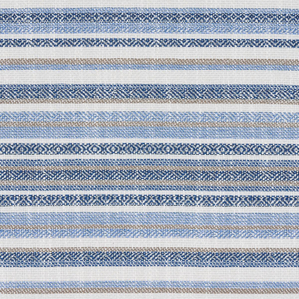 Dylan Indoor/Outdoor Blue 81051 by Schumacher Designer Fabric Full Bloom - Swanky Fabrics -