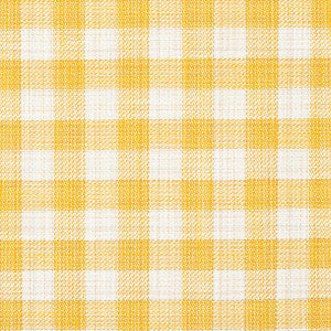 Schumacher Fabric Martina Plaid Indoor/Outdoor Yellow 81413