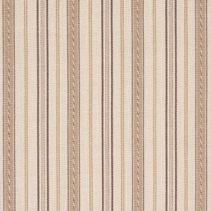 Schumacher Fabric Lightfoot Stripe Coffee 81441