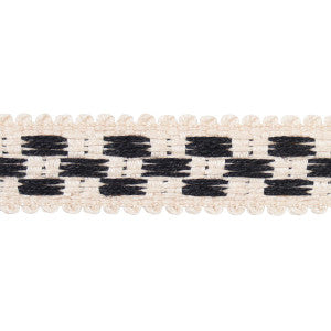 Schumacher Trim Crawford Check Tape Narrow Basalt 81623