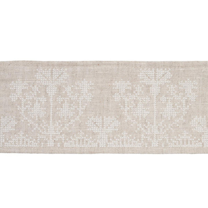 Custis Embroidered Tape Shell 81662 by Schumacher Designer Trim Williamsburg - Swanky Fabrics -