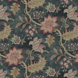 Villa D'Ascoli Fabric Zuma Bleu Smoke 682490