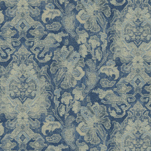 Waverly Fabric Carpet Bag Indigo 682512