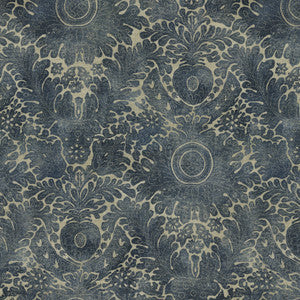 Waverly Fabric Damask Sarong Indigo 682530