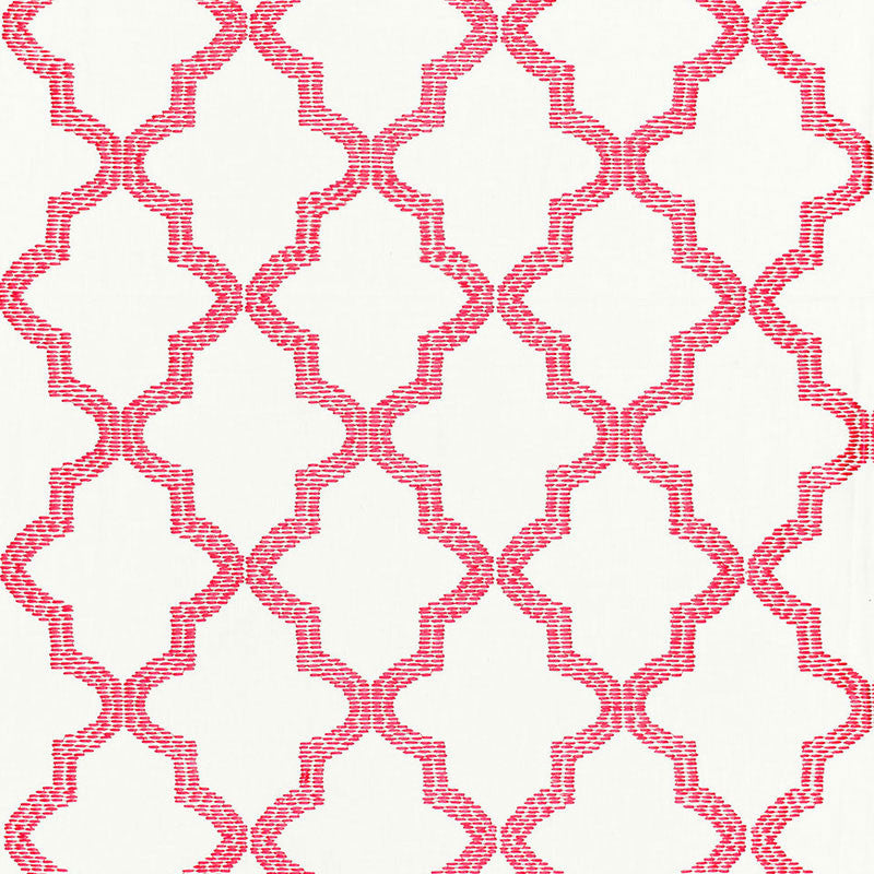 Tangier Embroidery Peony 68340 by Schumacher Designer Fabric CHROMA SP14 LINEN 85% RAYON 15% INDIA MARTINDALE 10,000 </p><p>Repeat: Horizontal: 3 1/2" (9CM) and Vertical: 7 1/2" (19CM) 50 - Swanky Fabrics -