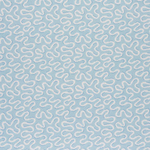 Schumacher Fabric Zoelie Aqua 180550
