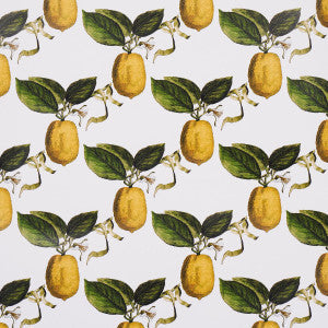 Schumacher Wallpaper Le Citron Ivory 5014280