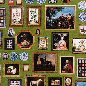 Schumacher Wallpaper Le Grand Tour English Green 5014292