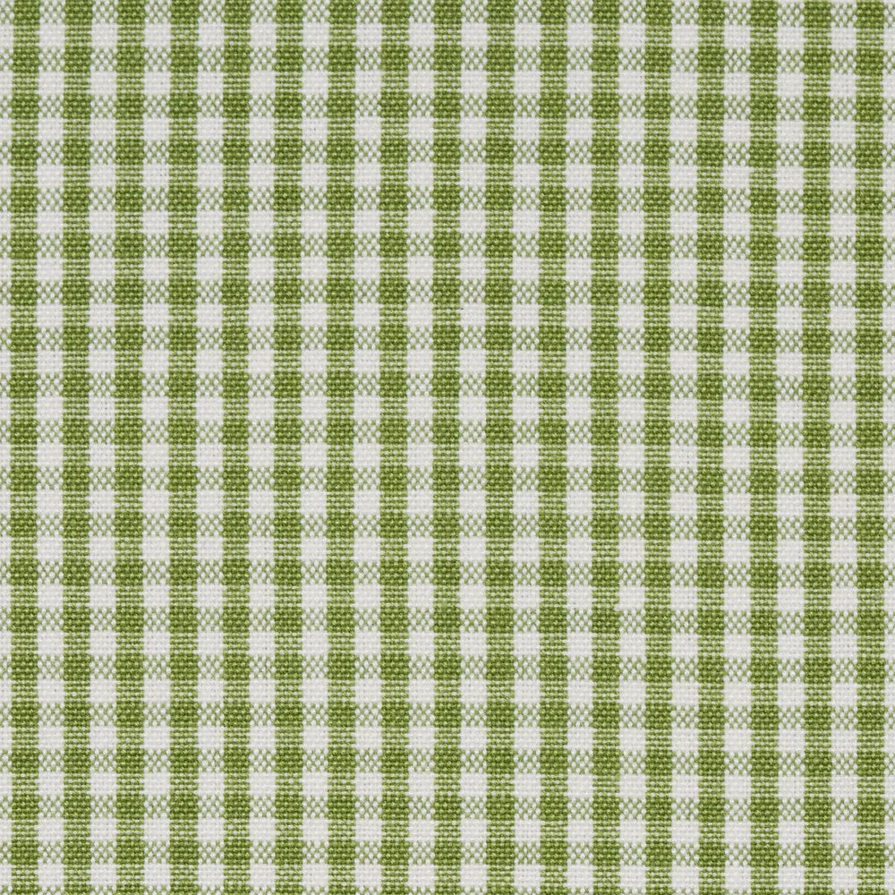 Barnet Cotton Check Leaf 64638 by Schumacher Designer Fabric New Traditional: Provenal - Swanky Fabrics -