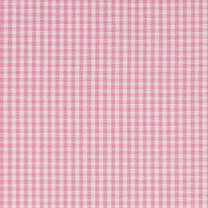Schumacher Fabric Barnet Cotton Check Blush 64649