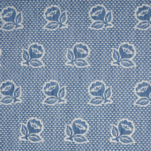Schumacher Fabric Fleurette Denim 82190