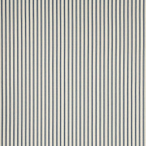 Schumacher Fabric Marquet Ticking Stripe Navy 82200