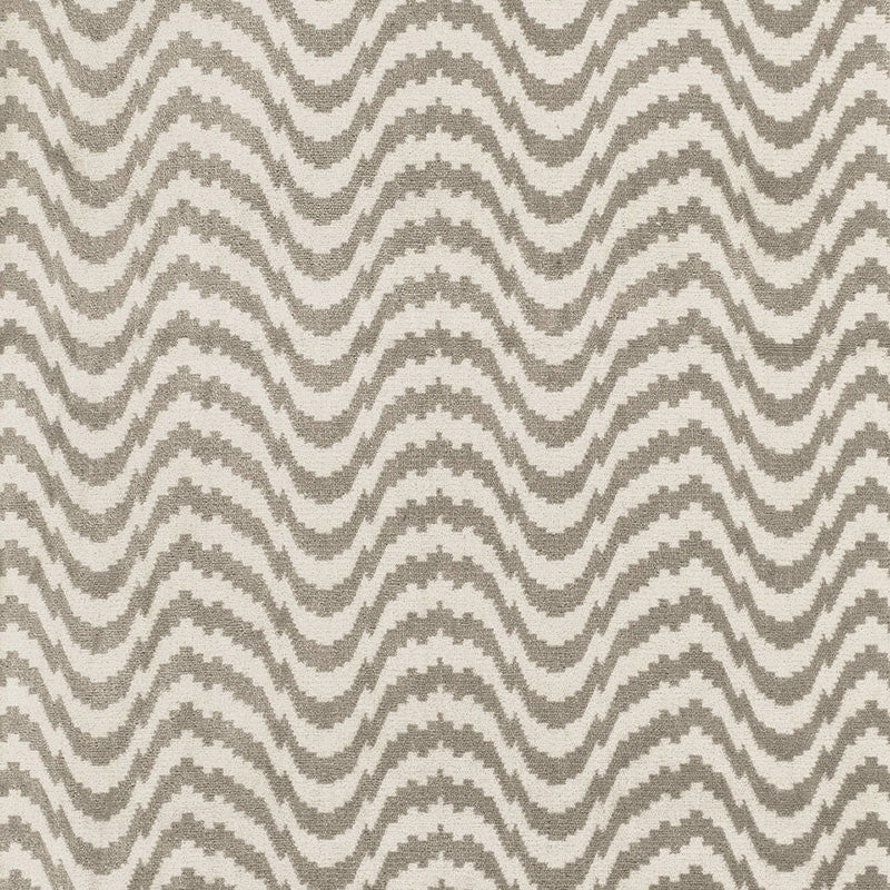 Zorio Velvet Driftwood 68462 by Schumacher Fabric Schumacher Fabric Zorio Velvet Driftwood 68462Fabric COTTON 55% BELGIUM </p><p>Repeat: H: HORZ. 26 1/2" (67CM) , V: VERT. 1 5/8" (4CM) 53 - Fabric Carolina -