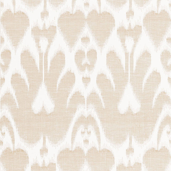 Lela Cotton Ikat Sand 68582 by Schumacher Fabric Schumacher Fabric Lela Cotton Ikat Sand 68582Fabric COTTON 100% ITALY </p><p>Repeat: H: HORZ. 13 3/4" (35CM) , V: VERT. 21 3/4" (55CM) 55 - Fabric Carolina -