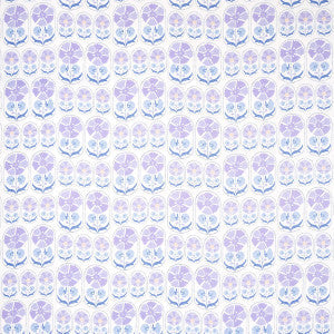 Schumacher Fabric Anjuna Floral Linen Print Lilac 180482
