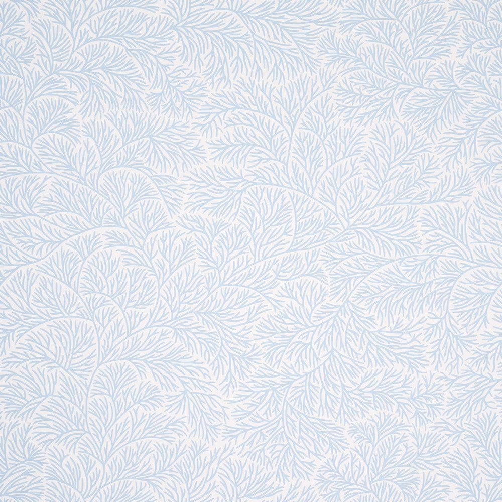 Bougainvillea China Blue 180700 by Schumacher Designer Fabric Mark D. Sikes 13.0" - Swanky Fabrics -