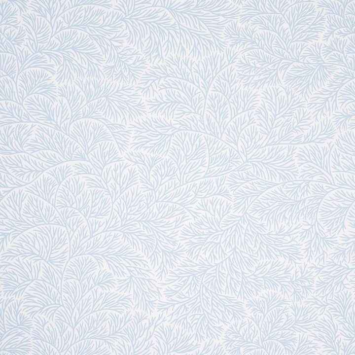 Bougainvillea China Blue 180700 by Schumacher Designer Fabric Mark D. Sikes 13.0" - Swanky Fabrics -