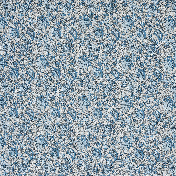 Daisy Indoor/Outdoor Indigo 180710 by Schumacher Designer Fabric Mark D. Sikes 54.0" - Swanky Fabrics -