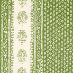 Schumacher Fabric Hyacinth Indoor/Outdoor Leaf Green 180731