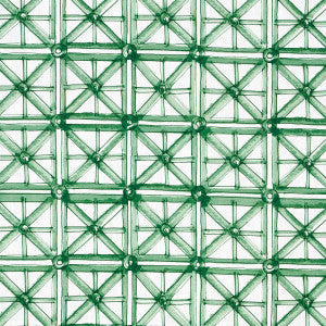 Schumacher Fabric Portail Francais Indoor/Outdoor Emerald 180771